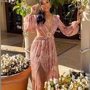 Chicque Me Boutique the Glow Up Maxi Dress